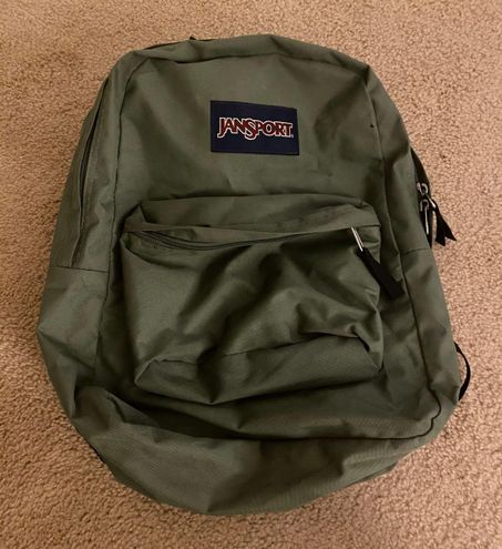 Olive green clearance jansport backpack