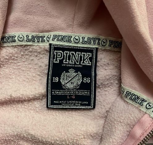 PINK - Victoria's Secret VS Pink Vintage Bling Hoodie Size L - $24 - From  Kristy