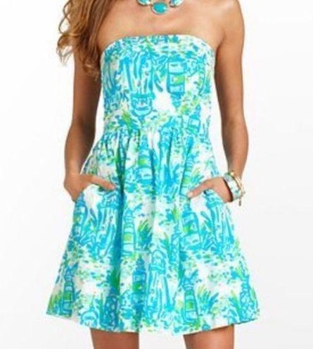 lilly pulitzer strapless