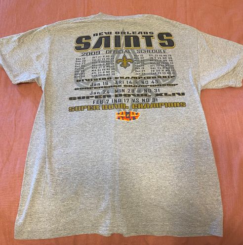 New Orleans Saints T-Shirt Super Bowl Champions 2009 - Tarks Tees