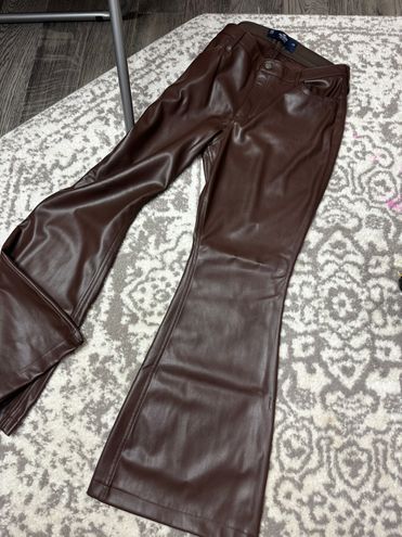 Hollister Brown Faux Leather Pants Size 14 - $25 (50% Off Retail) New With  Tags - From Raquel