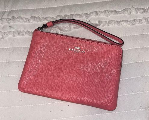 Pink Coach Wristlet