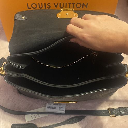 Louis Vuitton Georges MM medium Empriente leather in Noir - $2549 New With  Tags - From Karima