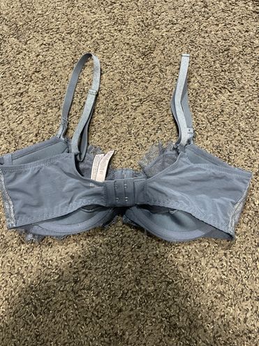 Victoria's Secret Silver Glitter Bra Size M - $12 (81% Off Retail