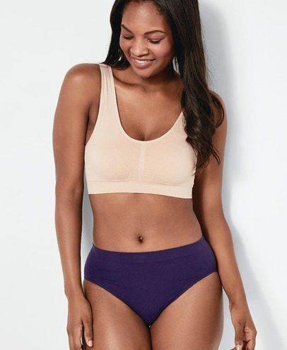 Jockey NWT Modern Seamfree Microfiber Bralette Size Large Tan