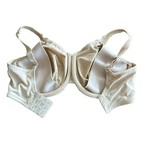 Wacoal 36DDD Bodysuede Ultra Full Figure Seamless Bra Underwire Beige Nude  85814 Tan Size 36 F / DDD - $30 - From Stephanie