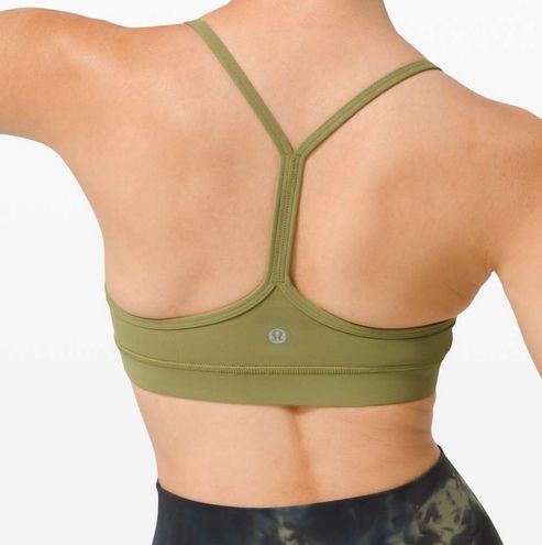 Lululemon Flow Y Bra Iv Savasana Camo 20cm Fatigue Gr…, 50% OFF