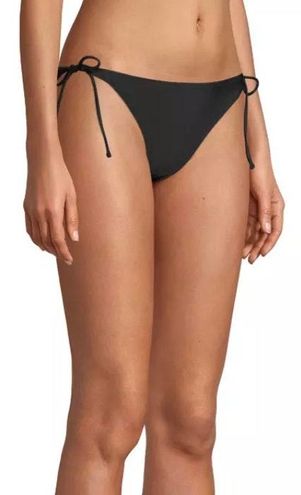 No Boundaries Juniors' Solid Side Tie Nobo Bikini Swimsuit Bottom XL Black  - $8 (55% Off Retail) New With Tags - From Jazmin