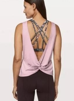 Lululemon Rare Twist Back Tank Pink Size 6 - $39 (22% Off Retail) - From  Alyssa