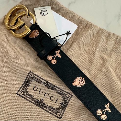 Gucci GG Logo Belt Cherry - $515 New With Tags - From Lux