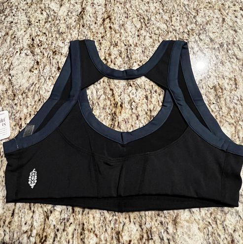 Free People NWT Movement Rebel Sports Bra - Low Impact - Black