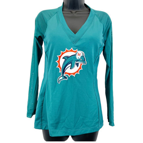 Miami Dolphins NFL Womens Gameday Mesh Crop Top