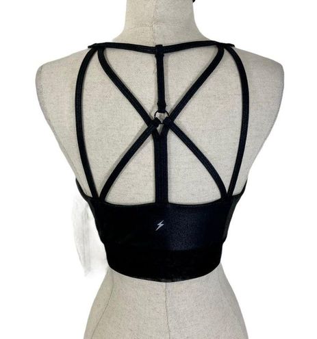 Electric yoga strappy sports bra, New Black Cobra small sports wear - $36  New With Tags - From Kimberly