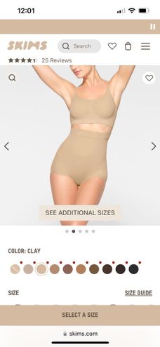 SKIMS Everyday Sculpt High Waisted Brief Tan - $32 (11% Off