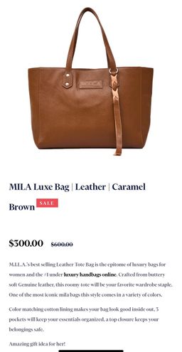 MILA Luxe Bag | Leather | Plum