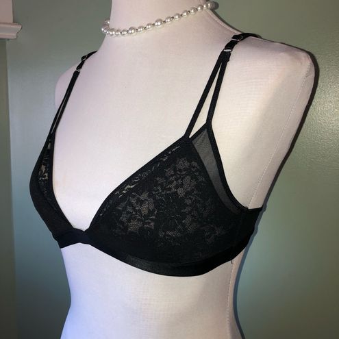 Forever 21 Black sheer bralette size small new strappy bra - $7 - From  Nicole