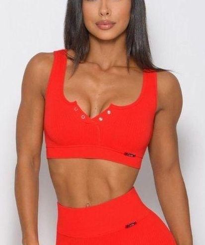 Bombshell sportswear Snap Seamless Bra - Fire Red Size M - $34 - From Shayna