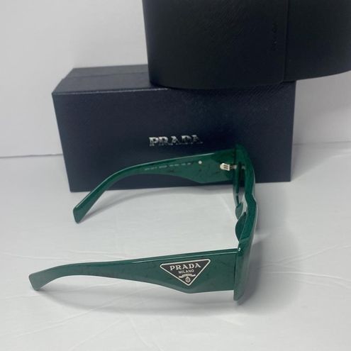 Prada Women's Fashion 50mm Green Marble Sunglasses, PR-13ZS-16D5S0 -  13G4FA