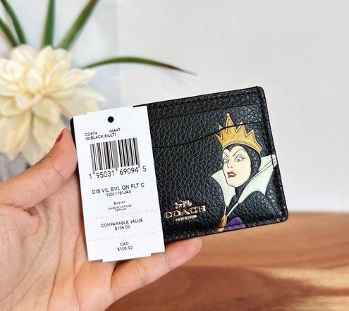 COACH®  Disney X Coach Card Case With Evil Queen Motif