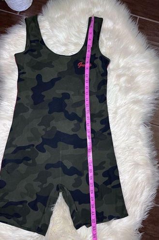 Guess Women's Ronnie Athletic Romper Size Large, Brooks Camo NEW NWT *READ*