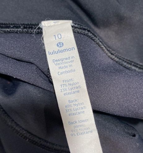 Lululemon black leggings capris size 10 stretch - $37 - From Adriana