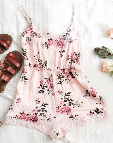 kylie pink romper