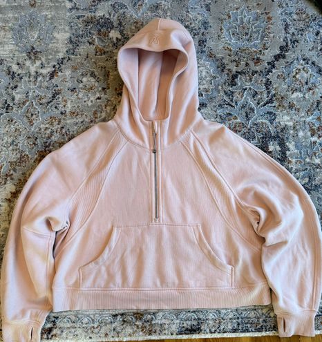 NEW LULULEMON Scuba Oversized Half-Zip Hoodie XL/XXL Pink Blossom