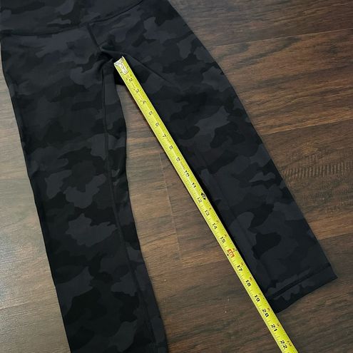 Lululemon black camo print cropped leggings size 4 - $50 - From Haley