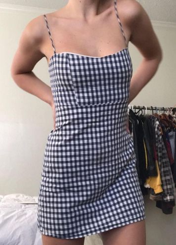 gingham dress brandy melville