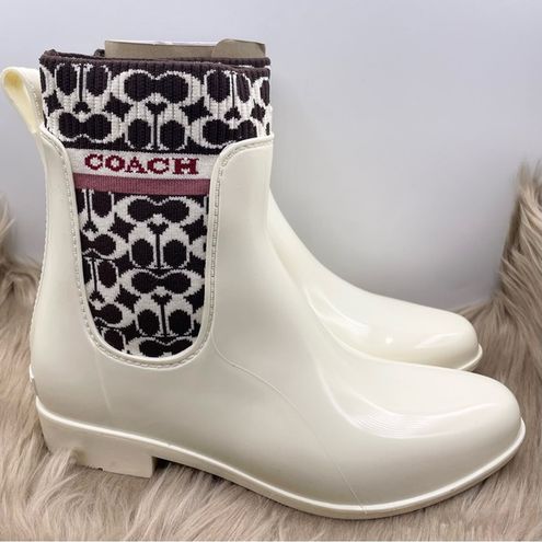 Coach rain store boots macys
