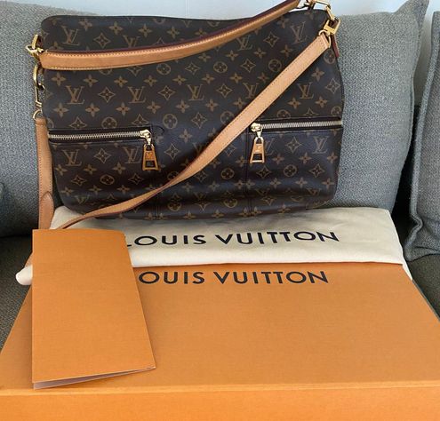 Louis Vuitton Melie Monogram Brown in Coated Canvas/Leather with