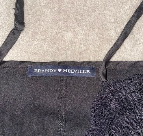 Brandy Melville Lace Top In Black - $10 - From Janelle