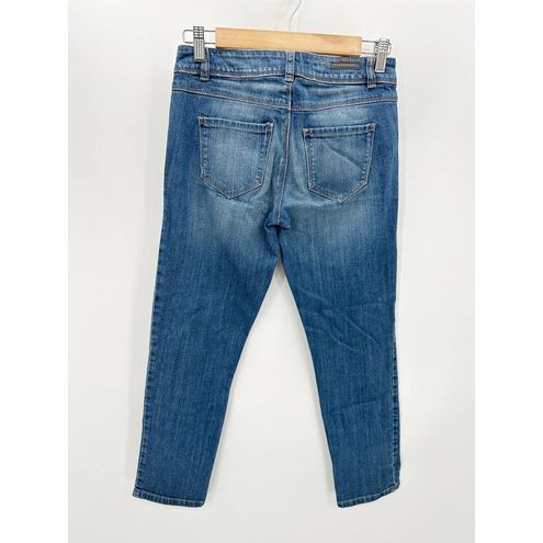 LC Lauren Conrad Jeans Women 2 SHORT Blue Medium Wash Denim Distressed  Skinny - $25 New With Tags - From Taylor