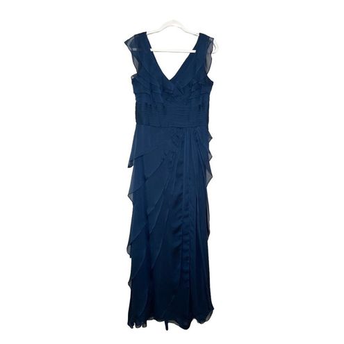 Adrianna Papell Tiered Chiffon Dress