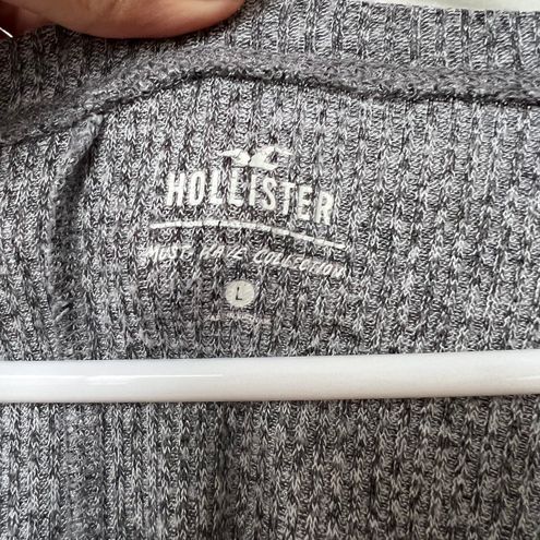 Hollister Must Have Collection Long Sleeve Top Gray Size L - $8 (73