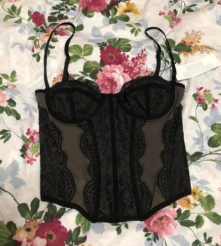 Urban Outfitters Black Out From Under Modern Love Corset