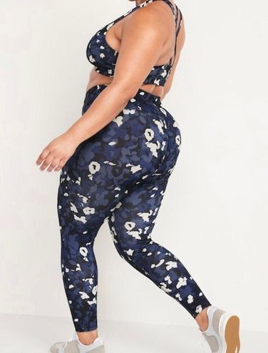 Old Navy NWT High-Waisted PowerPress 7/8-Length Floral Leggings Size XL -  $24 New With Tags - From Discount