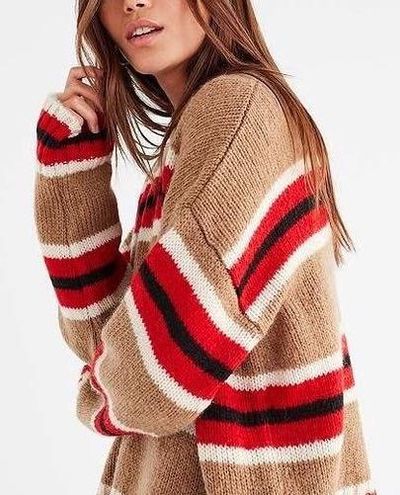 Urban Outfitters Brown \u0026 Red Striped 