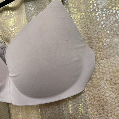 Victoria's Secret Logo Straps Mauve T-Shirt Lightly Lined Wireless Bra, 36D  Size undefined - $17 - From Jessica