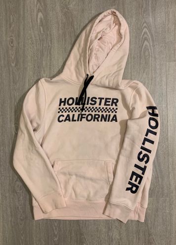 pink hollister hoodie