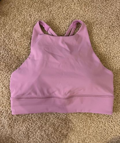 Lululemon Energy Longline Bra High Neck Purple Size M - $40 (41