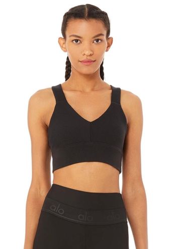 Alo Yoga Emulate Bra Black Size M - $20 (67% Off Retail) - From Margaux