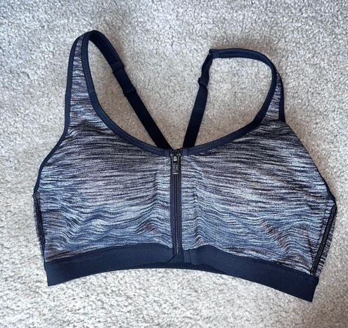 Victoria Secret Sport Knockout Front Close Sports Bra 34C Grey