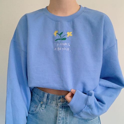 Urban Outfitters Thanks a Bunch UO Inspired Embroidered