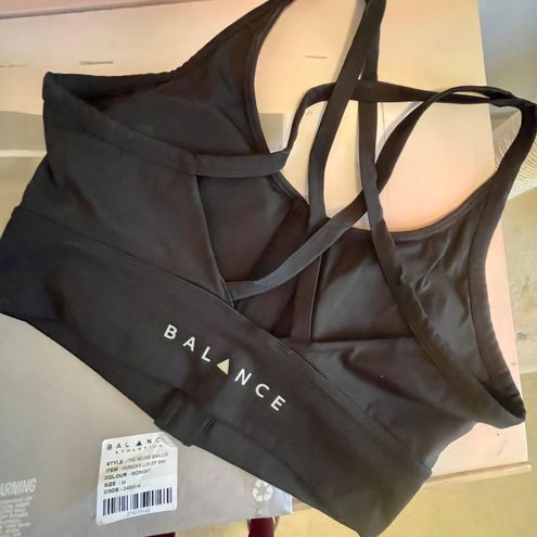 Balance Athletica Midnight Sports Bra Black Size M - $35 (30% Off