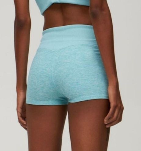 alo Alosoft Aura Short in Blue Quartz & White Heather