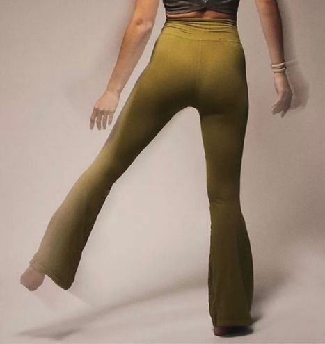 Free People Good Karma Flare Leggings In Military Green Size XS/S - $45  (54% Off Retail) - From Milka