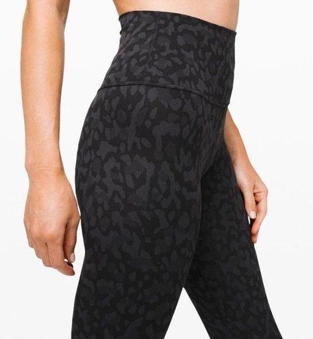 Lululemon Black Leopard Print Leggings Size 0 - $50 (48% Off Retail) - From  Erica