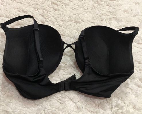 Victoria's Secret Bombshell Plunge Push Up Bra Black 36DD Size 36 E / DD -  $29 - From Megan