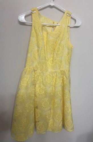 LC Lauren Conrad Dress Yellow Size M - $25 - From Lindsey